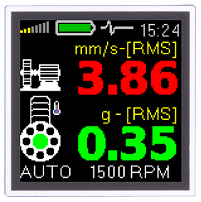 A4900 Vibrio Overall values RMS