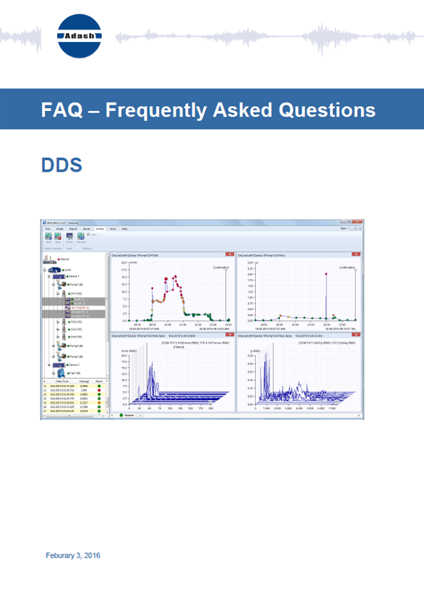 DDS software FAQ Adash